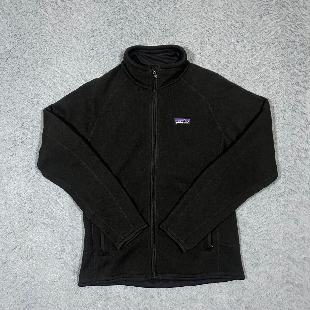 Patagonia Mens Better Sweater Full Zip Fleece Jacket Black Small NWT